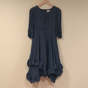 Joyfolie Raelynne Navy Dress NWT